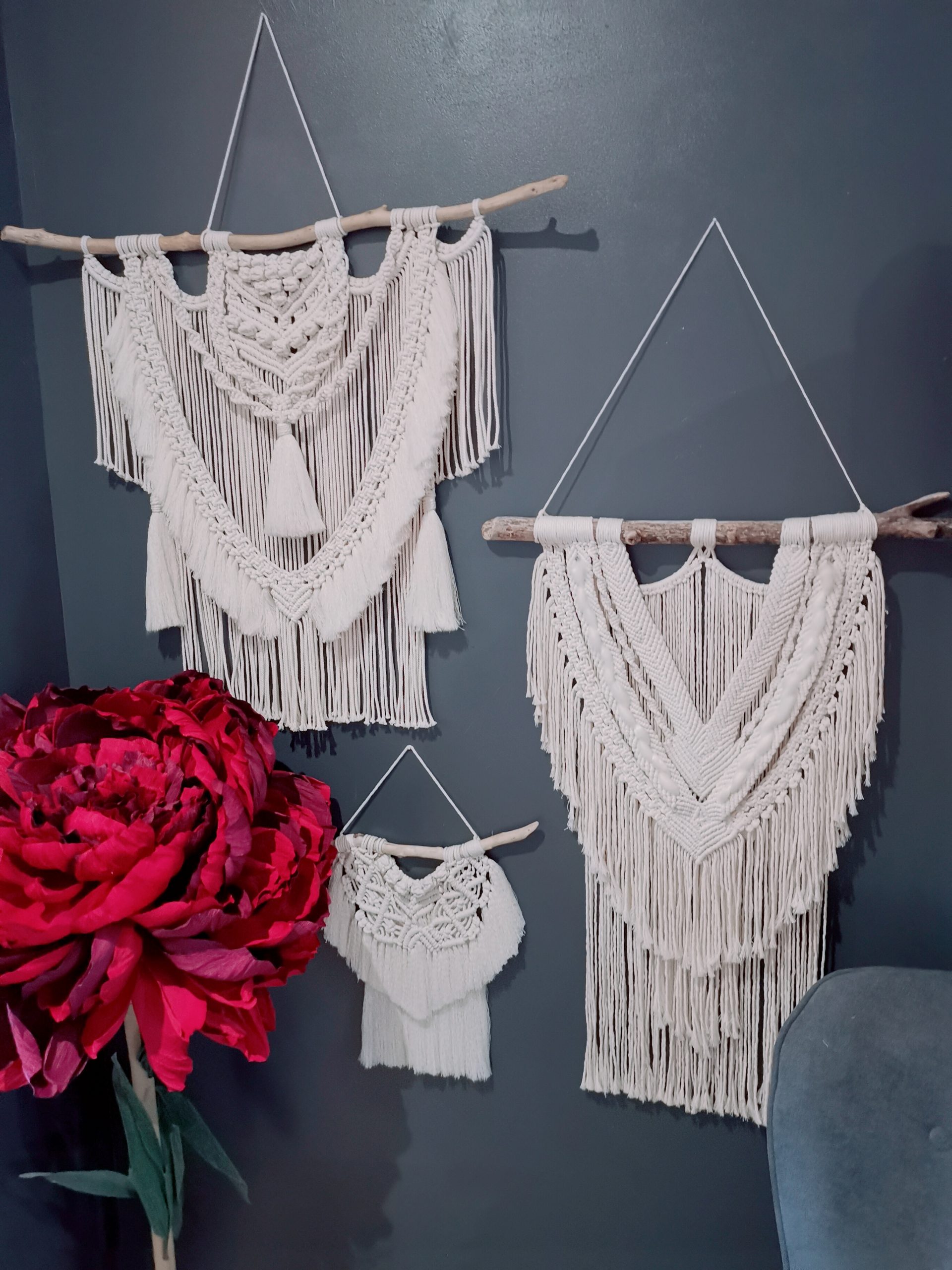 macrame decoration murale tenture